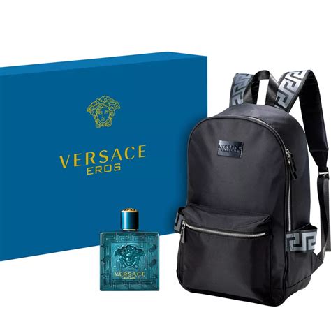 versace bag and cologne|Versace man cologne with bag.